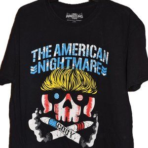 The American Nightmare Cody Rhodes T-Shirt Size XL Pro Wrestling Tees Black
